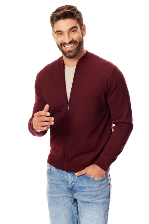 sweter-meski-blezer-rozpinany-welna-akryl-bordowy-klasyka-elegancki-Lanieri-Fashion.jpg