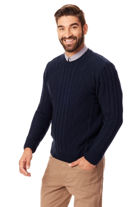 Lanieri-Fashion-granatowy-sweter-meski-polgolf-niski-żakard-welna.jpg