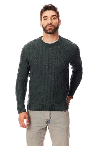 Lanieri-Fashion-zielony-sweter-meski-wzor-żakard-welna-polgolf.jpg
