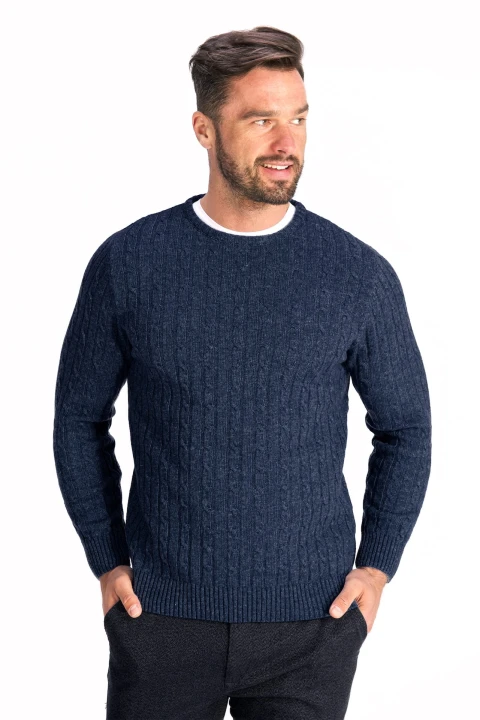 Lanieri-Fashion-granatowy-sweter-meski-warkocze-niski-polgolf-welna.jpg.