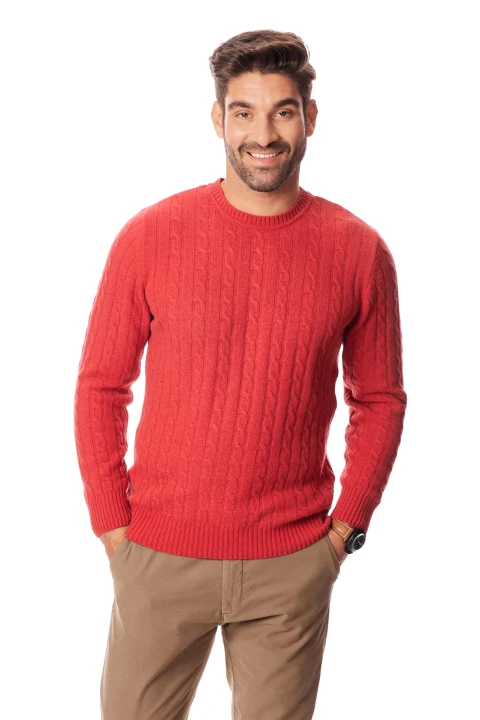 Lanieri-Fashion-czerwony-sweter-meski-polgolf-warkocze-welna.jpg.
