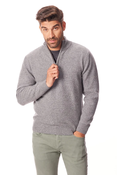 Lanieri-Fashion-popielaty-sweter-meski-wysoka-stojka-wzor-troyer-welna-zamek-elegancki-modny.jpg