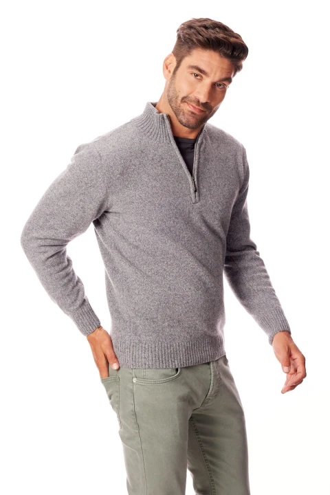 Lanieri-Fashion-popielaty-sweter-meski-wysoka-stojka-wzor-troyer-welna-zamek-elegancki-modny.jpg