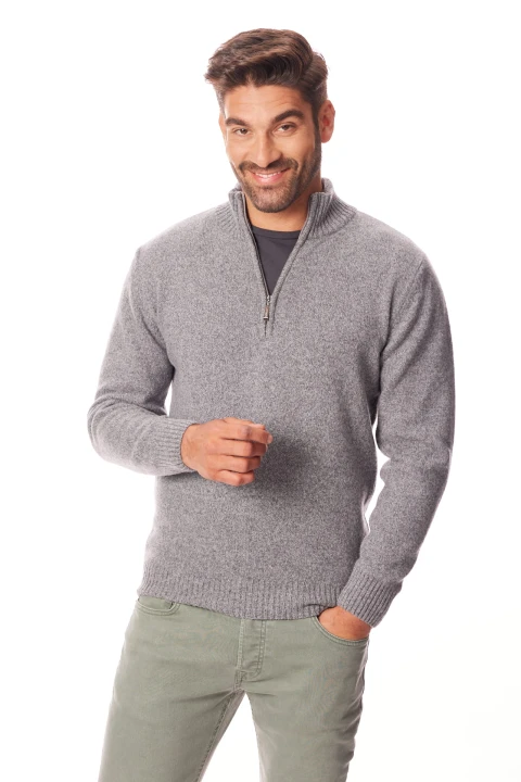 Lanieri-Fashion-popielaty-sweter-meski-wysoka-stojka-wzor-troyer-welna-zamek-elegancki-modny.jpg