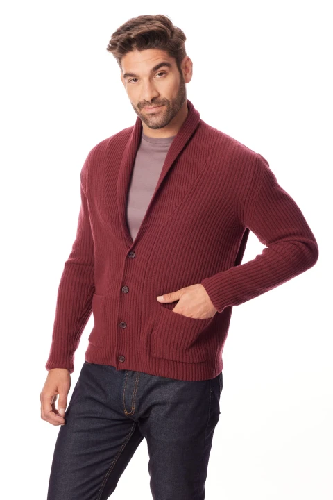 Lanieri-Fashio-sweter-męski-kardigan-bordowy-10-154-00-C2784 - A4.jpg