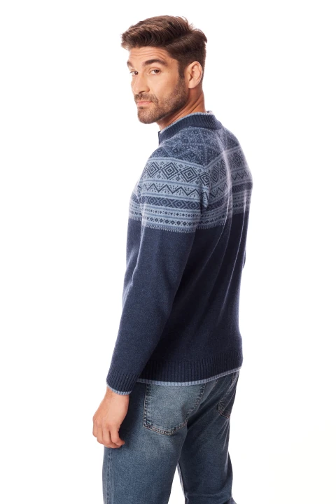 Lanieri-Fashion-granatowy-sweter-meski-norweski-wzor-niebieski-dlugi-zamek-welna-gory.jpg.
