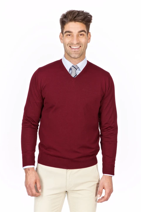 sweter-meski-w-serek-wełna-akryl-bordowy-klasyka-elegancki-Lanieri-Fashion.jpg