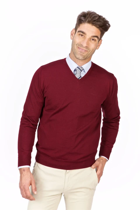 sweter-meski-w-serek-wełna-akryl-bordowy-klasyka-elegancki-Lanieri-Fashion.jpg