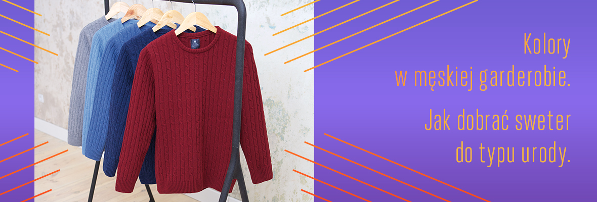 Kolory w męskiej garderobie – jak dobrać sweter do typu urody